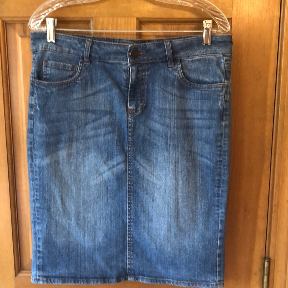 Kut from the Kloth jean skirt, size 10